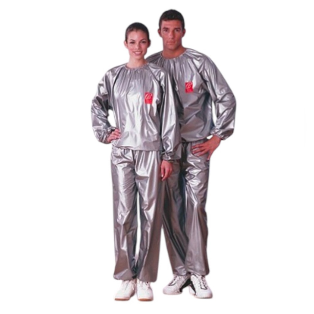 Bally Total Fitness Silver Sauna Exercise Suit
